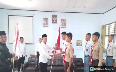 Kegiatan Pelepasan Anggota Pramuka untuk Mengikuti Raimuna dan Anggota Paskib Kabupaten Bima